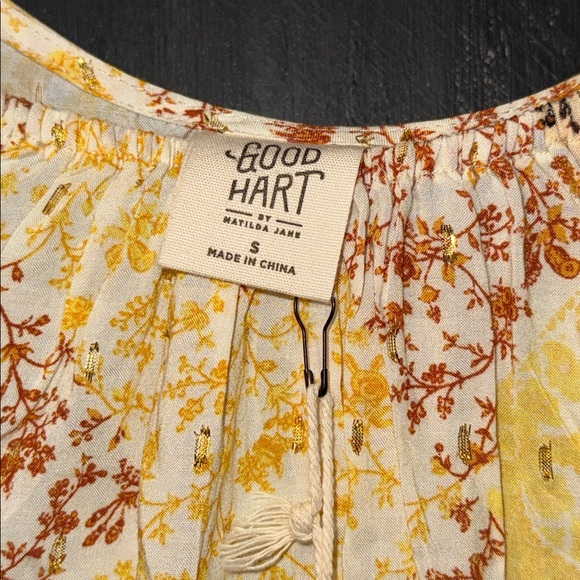 NWT Matilda Jane Good Hart Floral Peasant Top - Picture 7 of 13